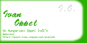 ivan oppel business card